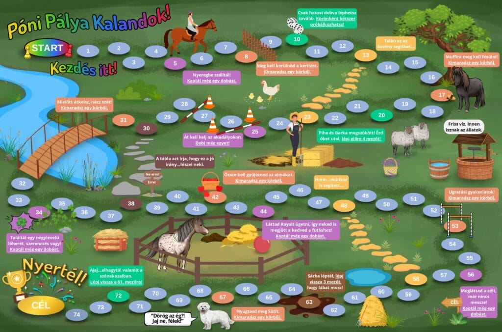 Póni Pálya Kalandok - Borítókép